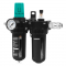 Luchtverzorgingsunit | Perslucht ontvochtiger, drukregelaar en olievernevelaar 