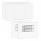 Sidewall Set - 3X4.5 m - For Premium Party Tent PT502XX | White