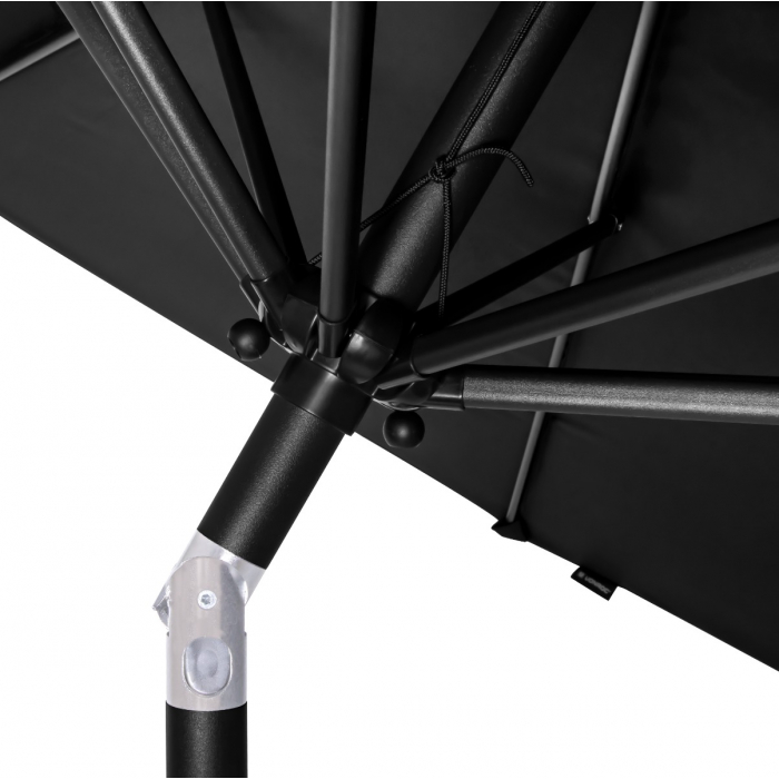 Parasol Recanati 300cm - Tiltable | Anthracite/Black