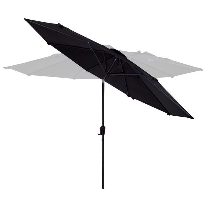 Parasol Recanati 300cm - Tiltable | Anthracite/Black