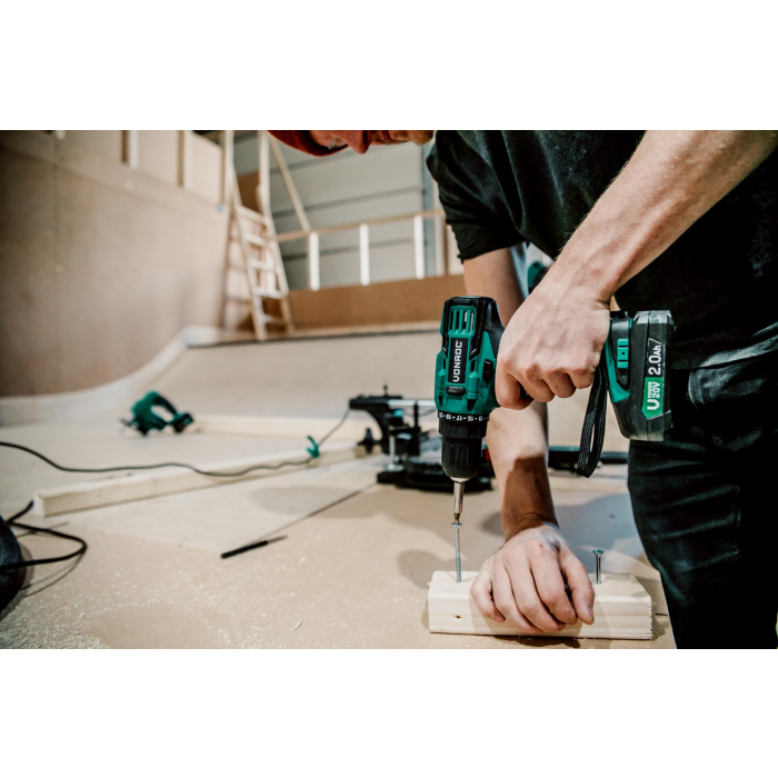 Tool set VPower 20V - 2.0Ah | Incl. 2 machines, battery and charger 