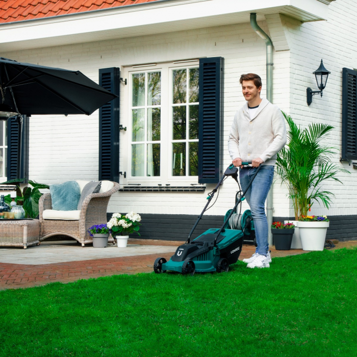 Lawn mower 1300W and Grass trimmer 300W | Complete set