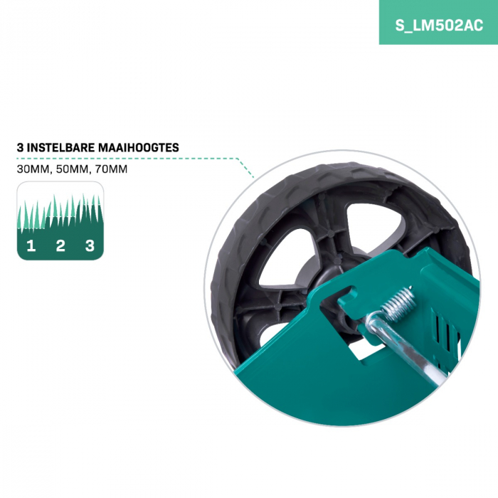 Lawn mower 1300W and Grass trimmer 300W | Complete set