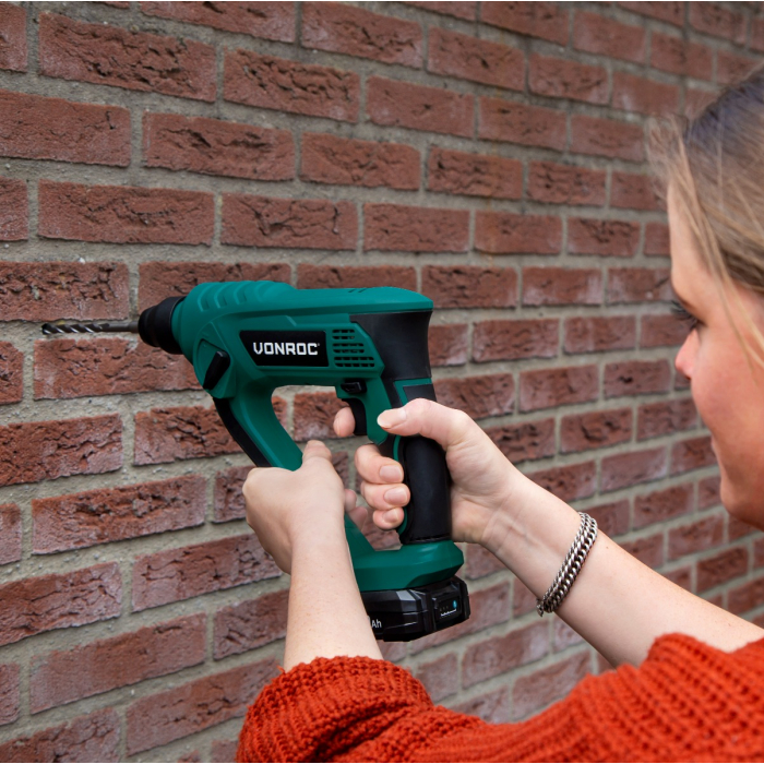 Rotary hammer 20V - 2.0Ah | Incl. battery and charger 
