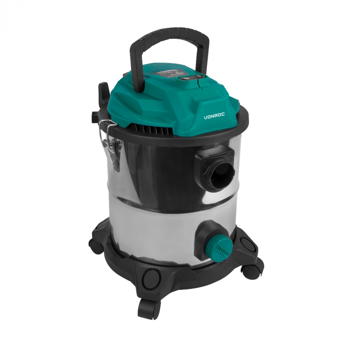 Nat- en droogzuiger 1400W – 20L tank en 6m stroomkabel