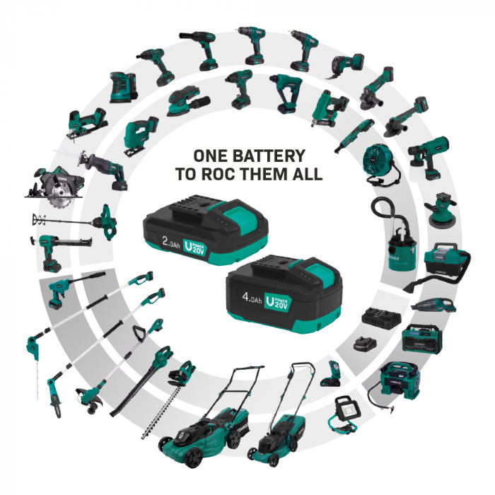 Cordless Lawn Mower 40V – Brushless - 33 cm | Excl. Battery and chargers