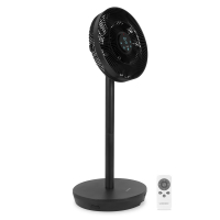 BREEZE Cordless Fan – Silent: < 44dB - Black | Incl. Remote control