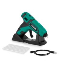 Cordless glue gun 4V – 1.5Ah | Incl. 8 glue sticks Ø7x100mm