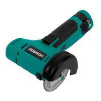 VONROC Accu Haakse Slijper 12V | Incl. Accu, usb-c kabel en slijpschijf