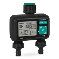 2-Way Water Timer – Irrigation Controller - 2 Zones | Adjustable Watering Time and Frequency per Zone