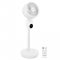 BREEZE Vloerventilator - fluisterstil - 88cm - wit | Incl. Afstandsbediening