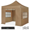 Partytent - 3x3m - Premium easy-up Partytent | set incl. Zijwanden - Beige