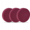 Polijstschijven | Poetsschijven - 125mm – 3 stuks - Rood