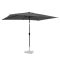 Parasol Rapallo 200x300cm – Premium rechthoekige parasol | Grijs