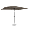 Parasol Rapallo 200x300cm – Premium rechthoekige parasol | Taupe