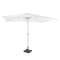 Parasol Rapallo 200x300cm – Premium parasol – wit | Incl. Parasolvoet 20 kg.