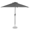 Parasol Magione – Balkon parasol - Halfrond 270x135cm | Grijs
