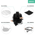 Kamado barbecue 13 inch - Ø27cm cooking surface | With base and rain cover