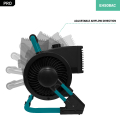 VONROC PRO Elektrische ventilatorkachel - 1350W/2000W - keramisch | 900 kantelbaar