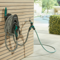 Flexible garden hose 20m | Incl. wall bracket, spray nozzle and multi-spray