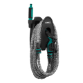 VONROC Flexibele tuinslang 20m | Incl. muurbeugel, sproeikop en multi-spray
