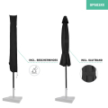 Parasol Recanati Ø300cm – Premium parasol | Anthracite/Black