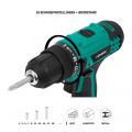 Cordless Drill 20V | Incl. 2x 2.0Ah batteries and charger