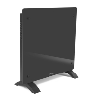 VONROC Luxe Elektrische kachel – Convector - Glazen paneel – 1000W - Grijs | WIFI
