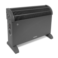 VONROC Convectorkachel – 2000W – Grijs | Met 3 standen en Turbo Functie