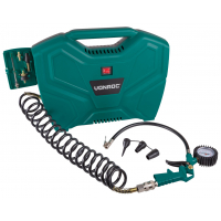 Portable compressor 1100W - 8 bar | Oil free - Incl. 11 accessories 