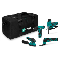 Tool Set 12V | Incl. 4 machines, 4 batteries and tool bag