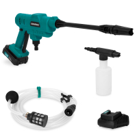 VONROC Accu drukreiniger 20V | Incl. Accessoires - Incl. 2.0Ah Accu en Snellader