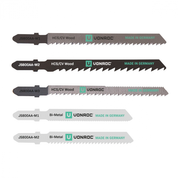 Zaagbladen 5 st. voor decoupeerzaag (Made in Germany) main product photo