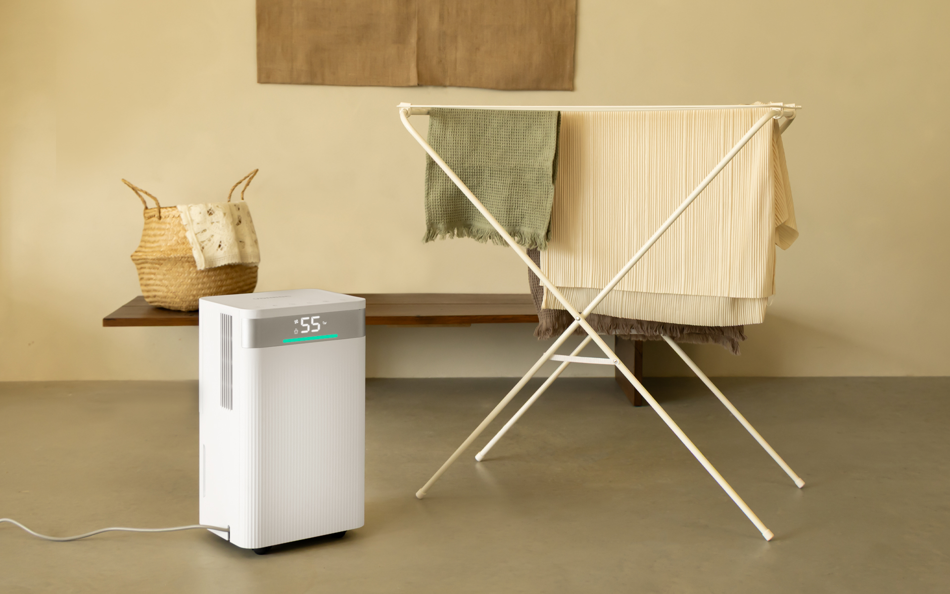 Wasgoed extra snel drogen met de vonroc luchtonvochtiger